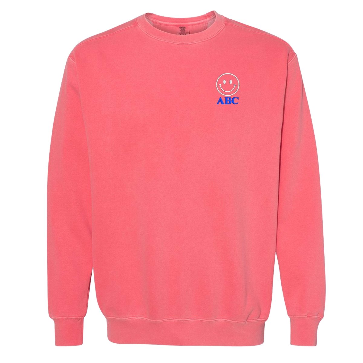 'Smiley Face' Comfort Colors Sweatshirt