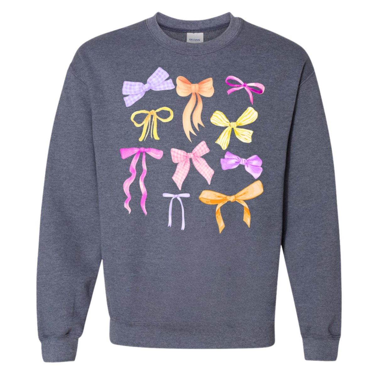 ‘Spring Bow Show' Heather Crewneck Sweatshirt