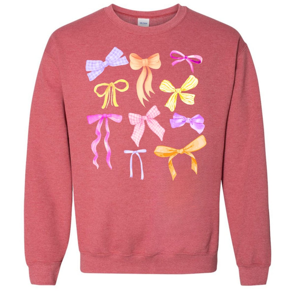 ‘Spring Bow Show' Heather Crewneck Sweatshirt