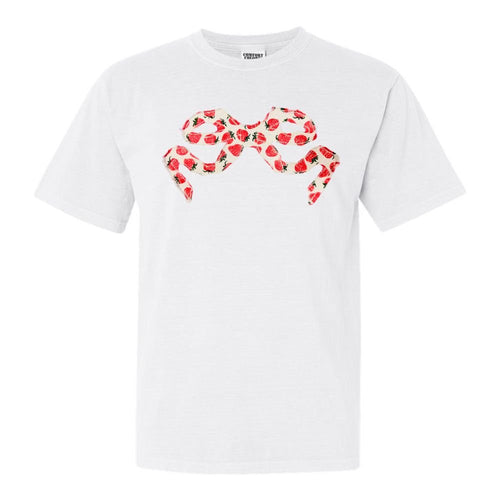 'Strawberry Charm' Appliqué Stitch T-Shirt