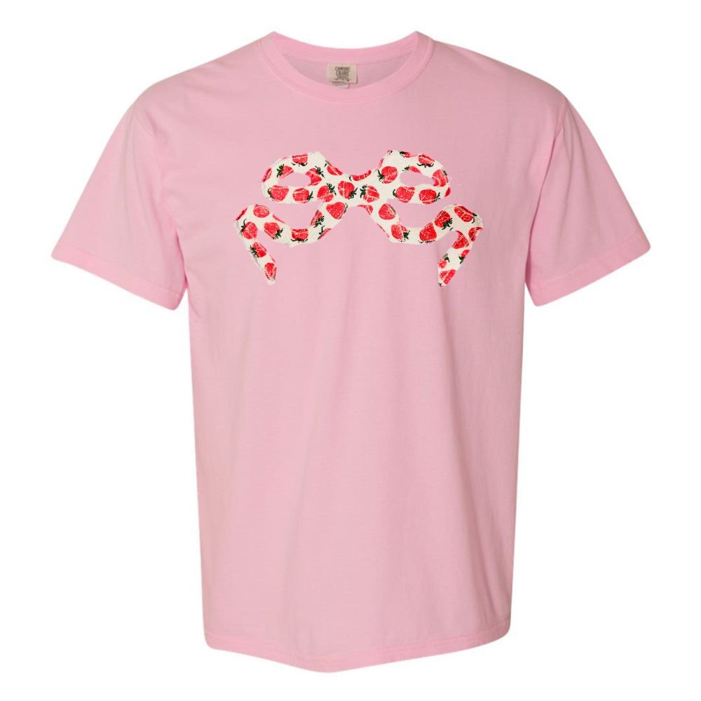 'Strawberry Charm' Appliqué Stitch T-Shirt