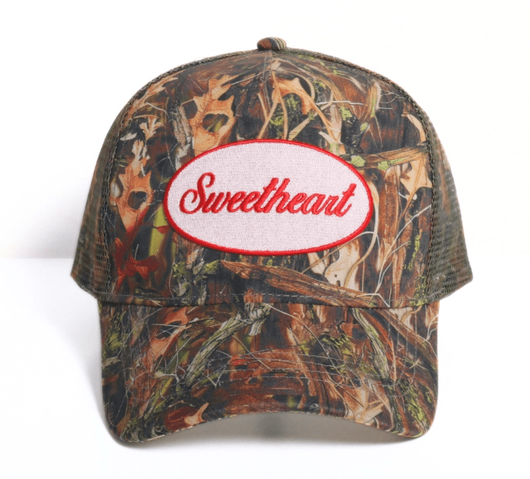 'Sweetheart' Camo Trucker Hat