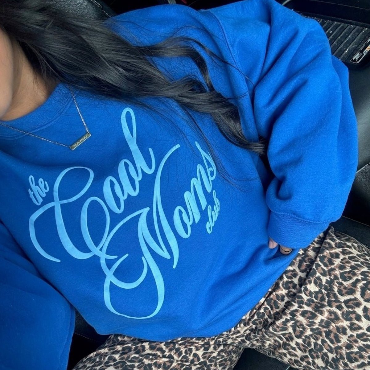 'The Cool Moms Club' PUFF Crewneck Sweatshirt