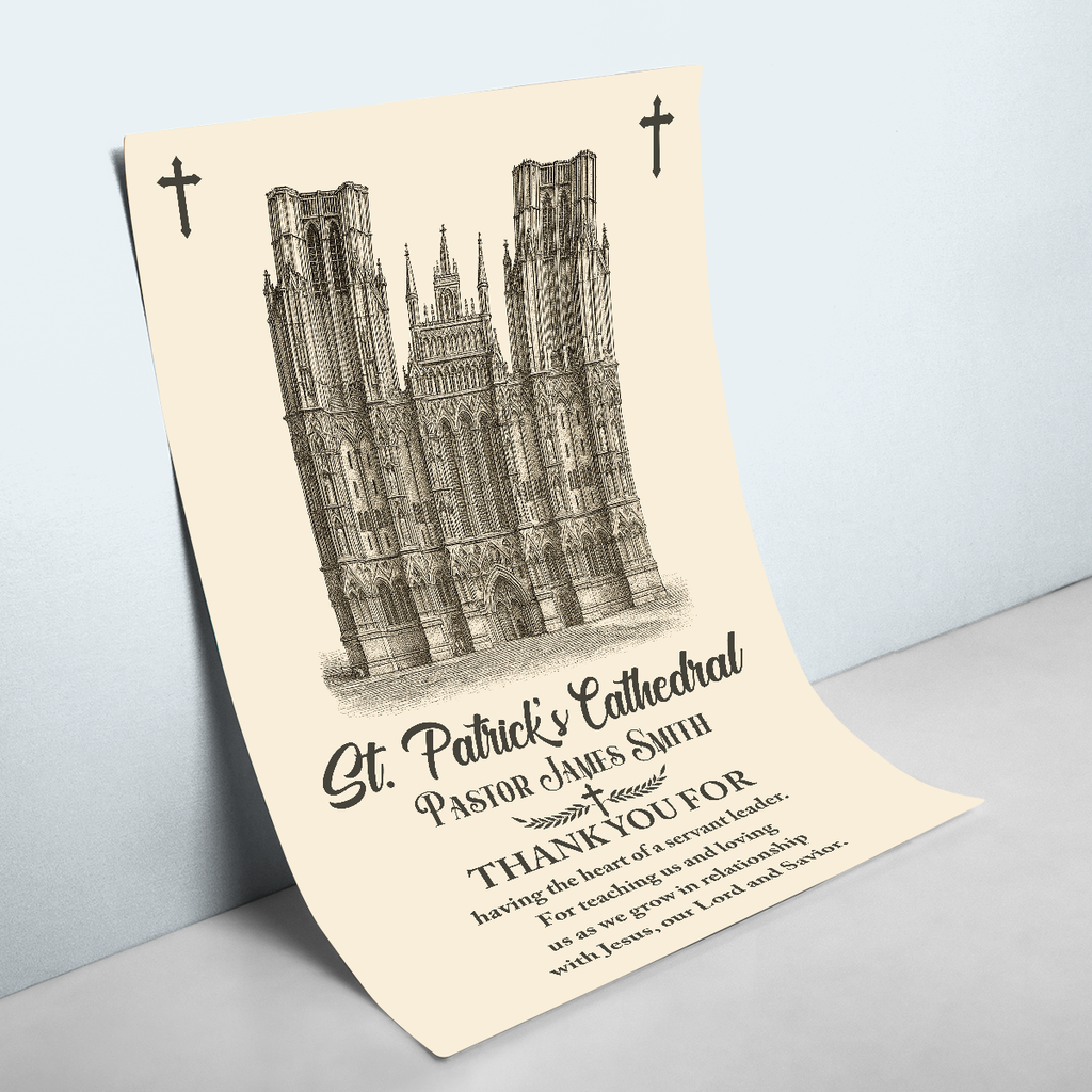 Thank You Pastor | Personalized Poster/Canvas