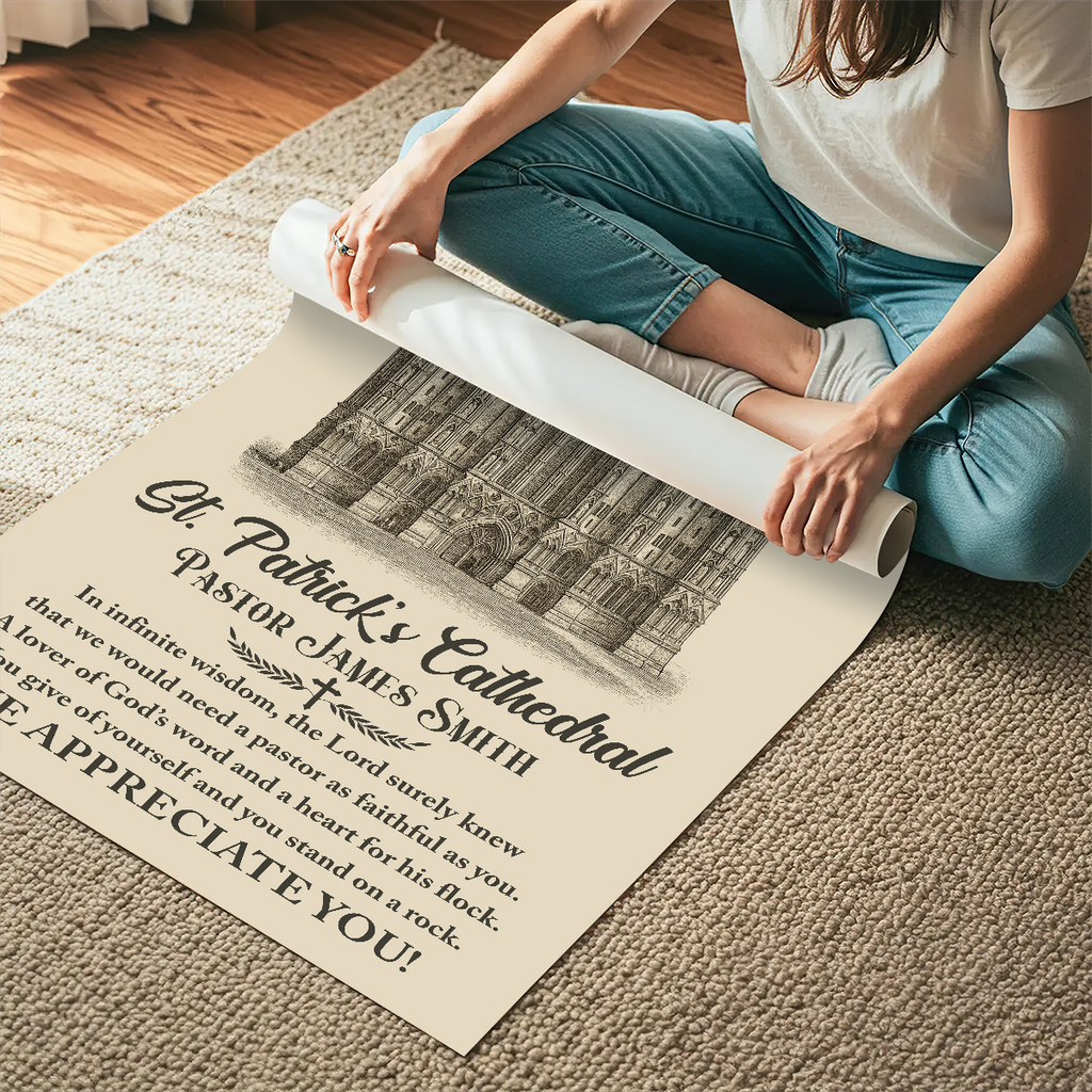 Thank You Pastor | Personalized Poster/Canvas