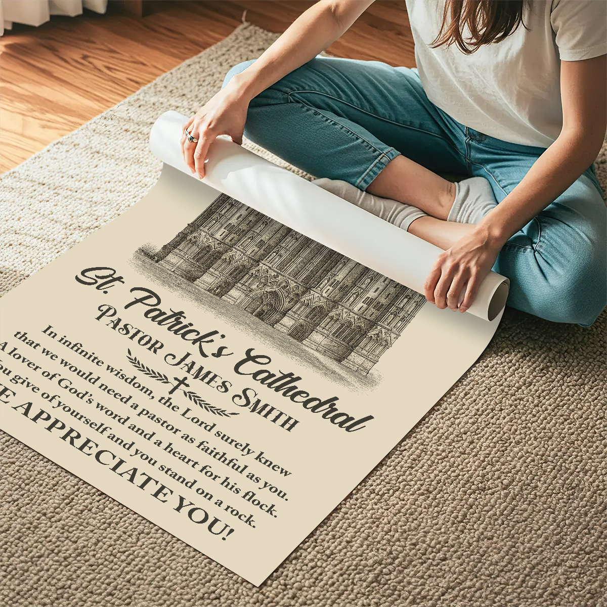 Thank You Pastor | Personalized Poster/Canvas