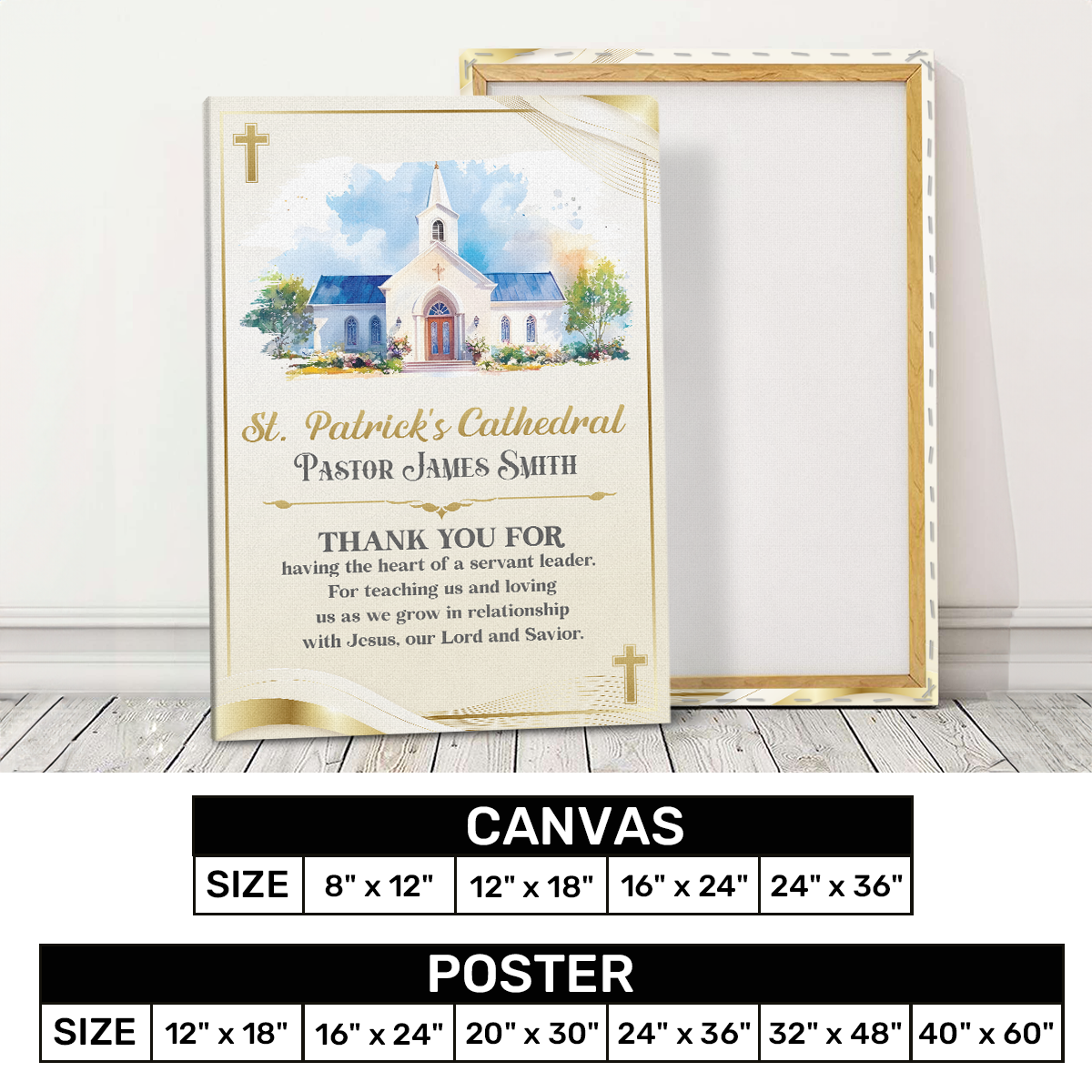 Pastor Appreciation | Personalized Poster/Canvas