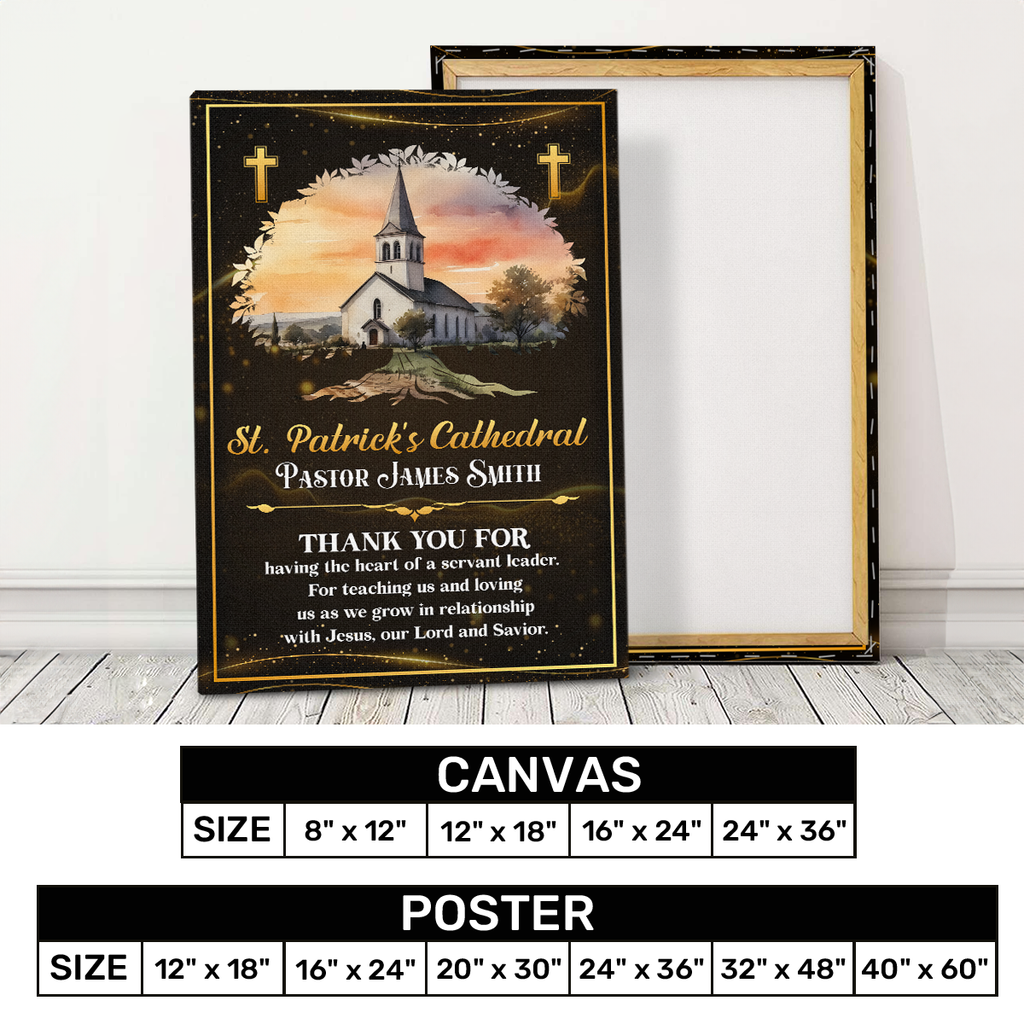 Dear My Pastor | Personalized Poster/Canvas