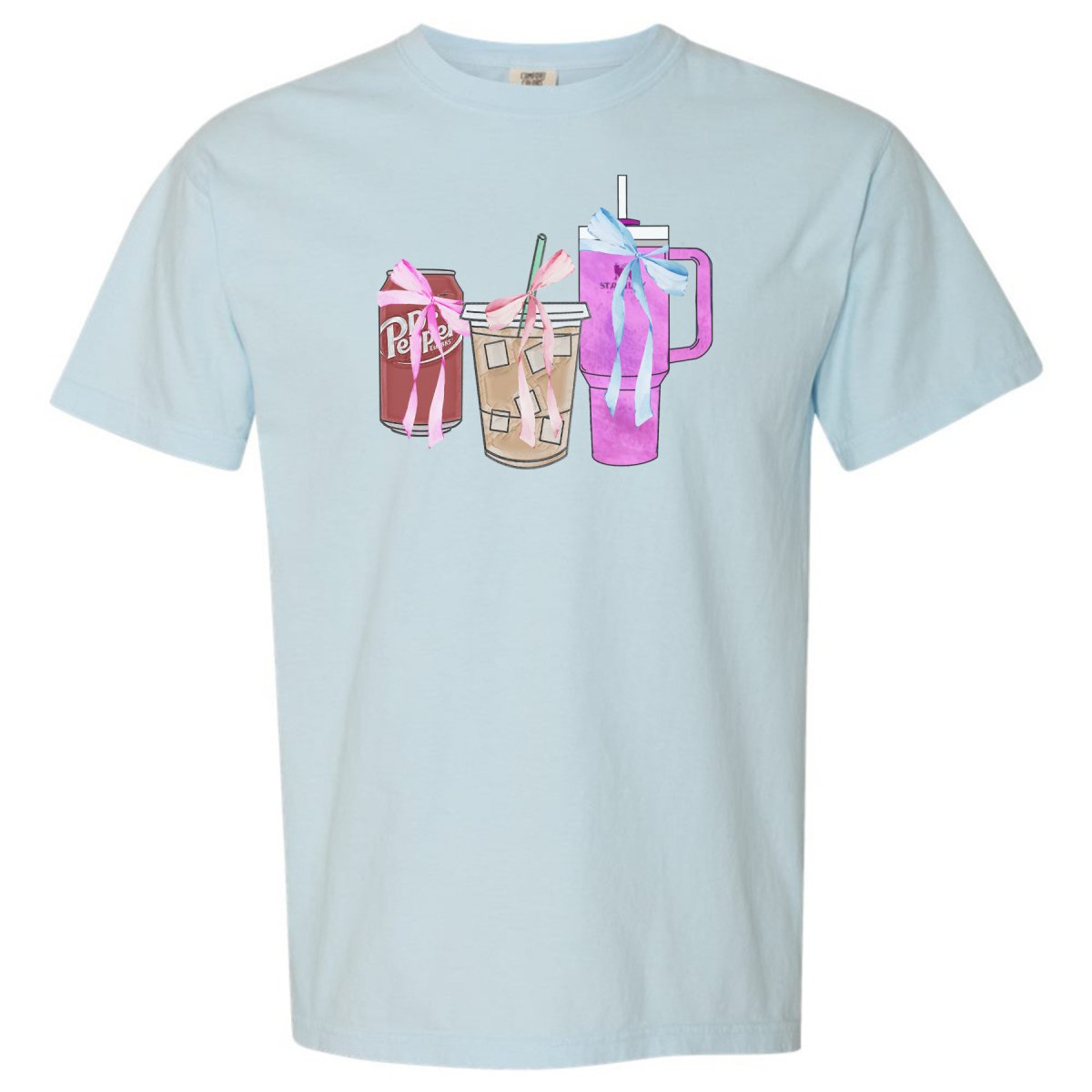 'We're Girls' Bow Drinks T-Shirt